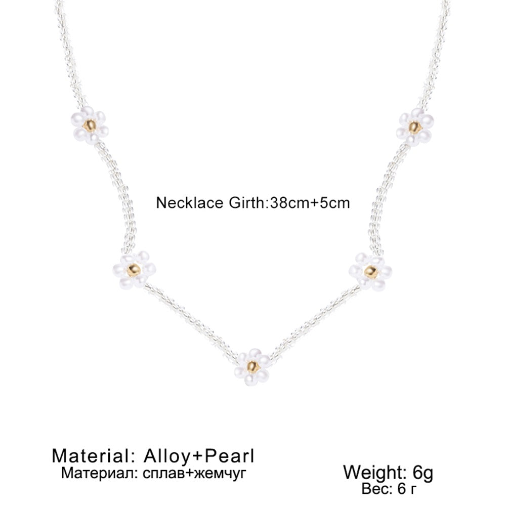 Beaded Pearl Mix and Match Choker