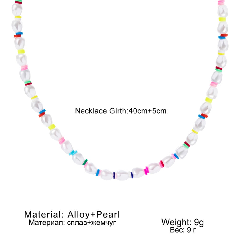 Beaded Pearl Mix and Match Choker