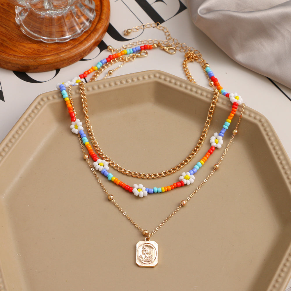 Beaded Pearl Mix and Match Choker