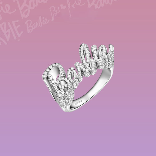 Barbiecore Sterling Silver Ring