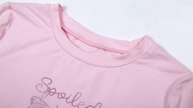 Spoiled Butterfly Pink Tee