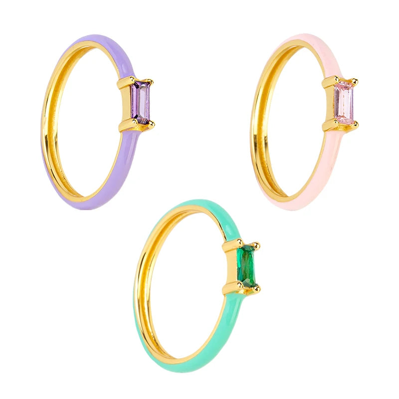 Playful Color Ring Bands