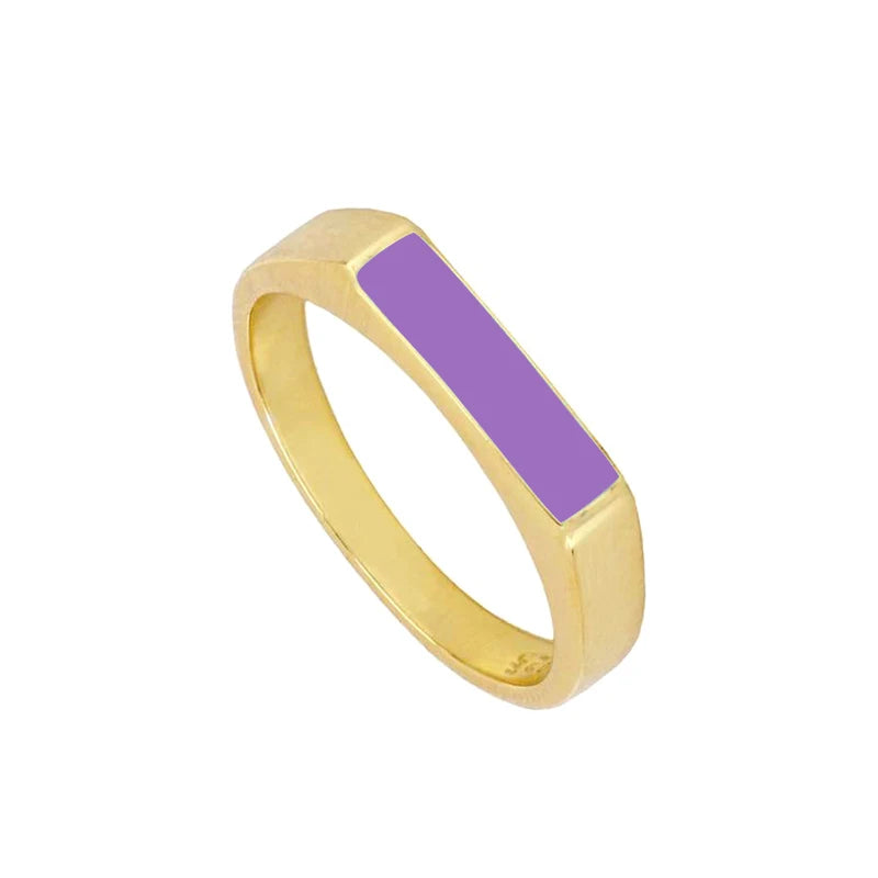 Playful Color Ring Bands