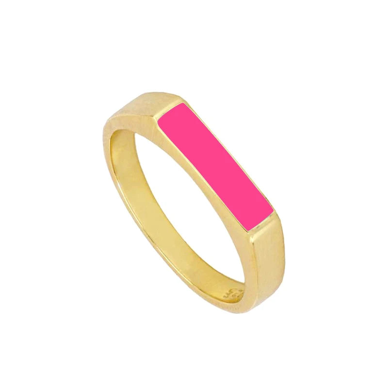 Playful Color Ring Bands