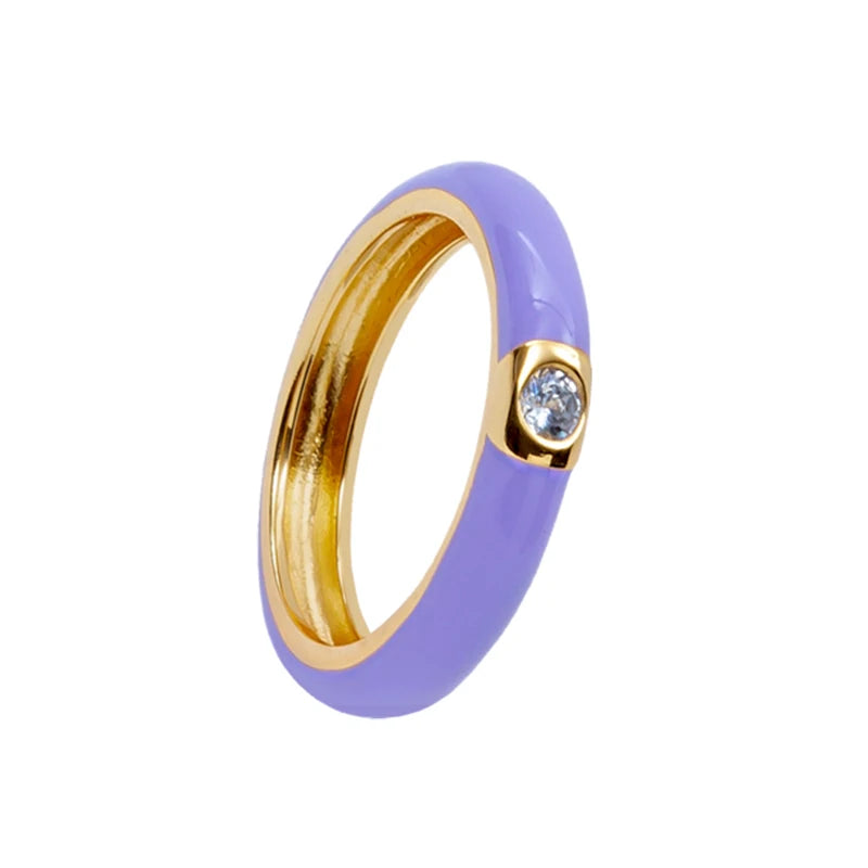 Playful Color Ring Bands