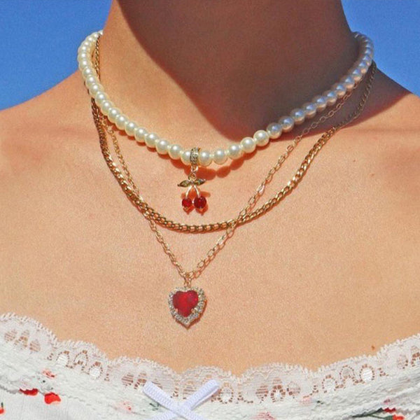 very cherry necklace