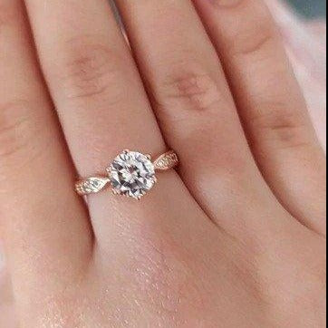 1.7ct cz engagement ring