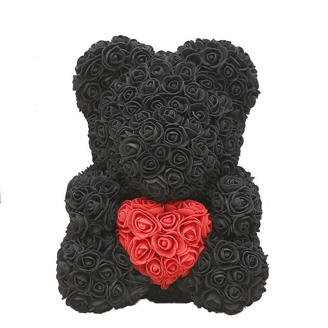 Luxury Rose Bear with Heart