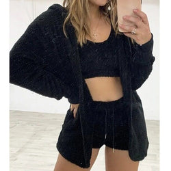 Cozy Knit Fluffy 3 Set