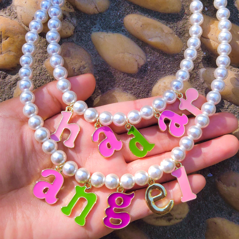 Custom Pearl Candy Necklace