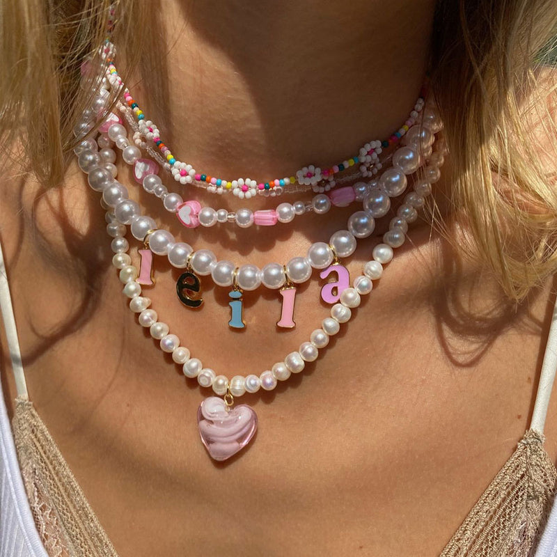 Custom Pearl Candy Necklace