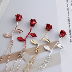 Rose Flower Pendant Necklace