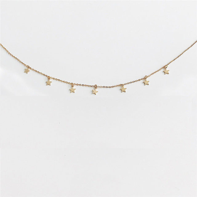 Cute Moon Star Necklace