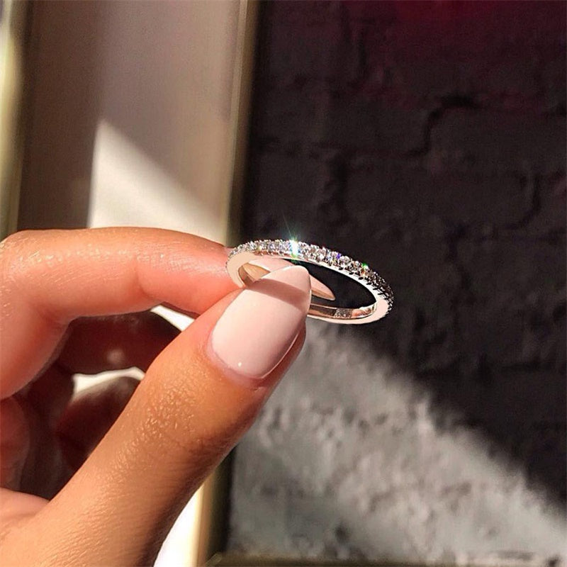 Crystal Promise Ring